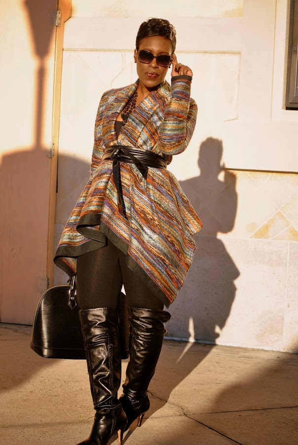 DIY Luxe Wrap Cardigan - Fashionably Fab Blog