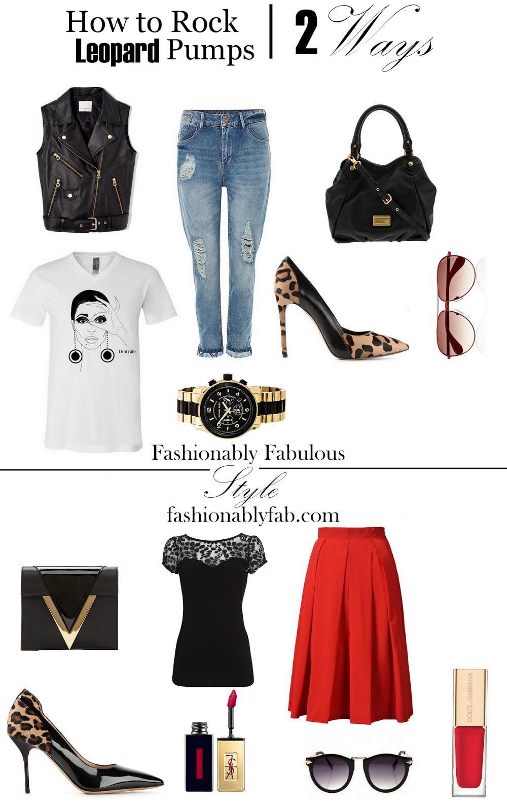 How to Wear Leopard Pumps: 2 Ways - Fashionably Fab Blog