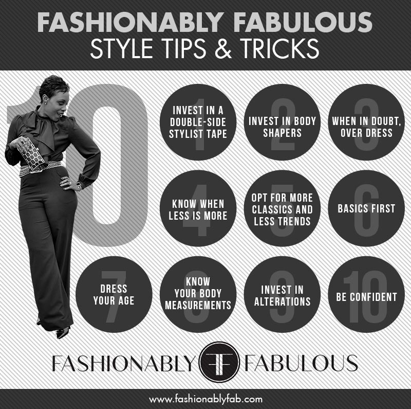 10 Fabulous Style Tips & Tricks - Fashionably Fab
