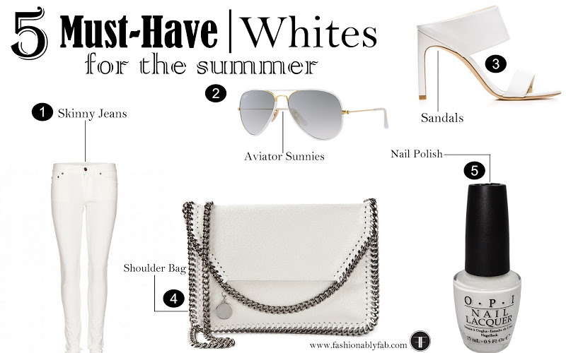 White Summer Essentials, 5 Must-have white Clothing for Summer